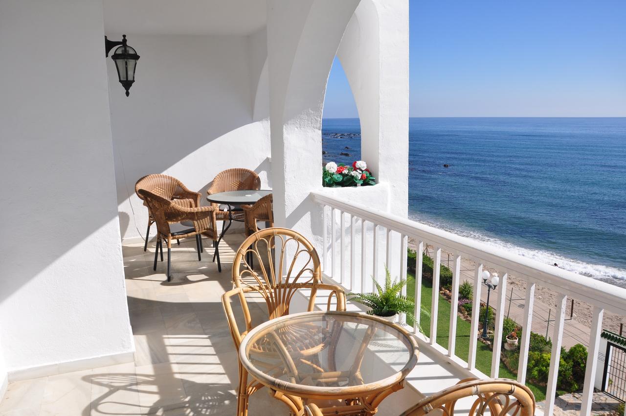 ミハスAguamarina A3 Vistas Al Mar Primera Linea De Playaアパートメント エクステリア 写真