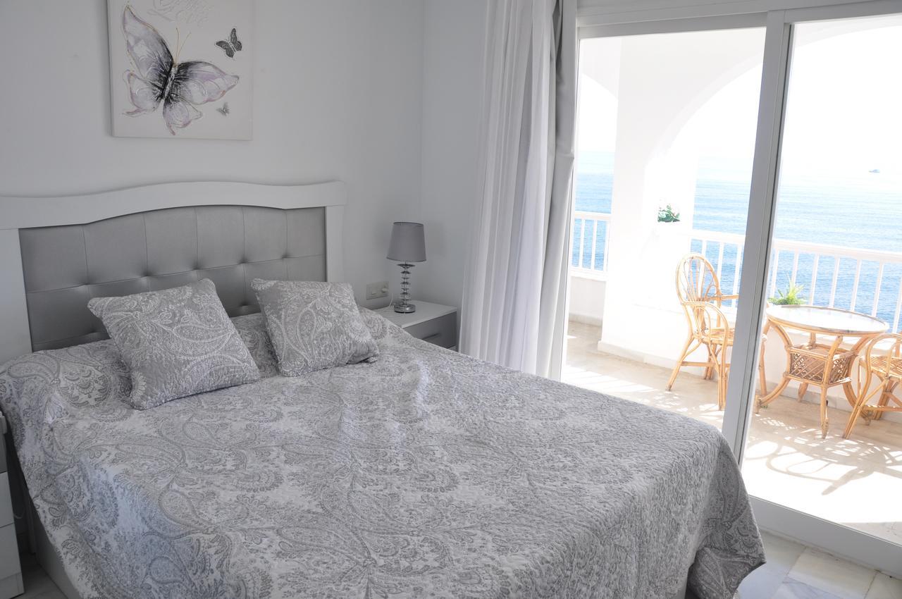 ミハスAguamarina A3 Vistas Al Mar Primera Linea De Playaアパートメント エクステリア 写真